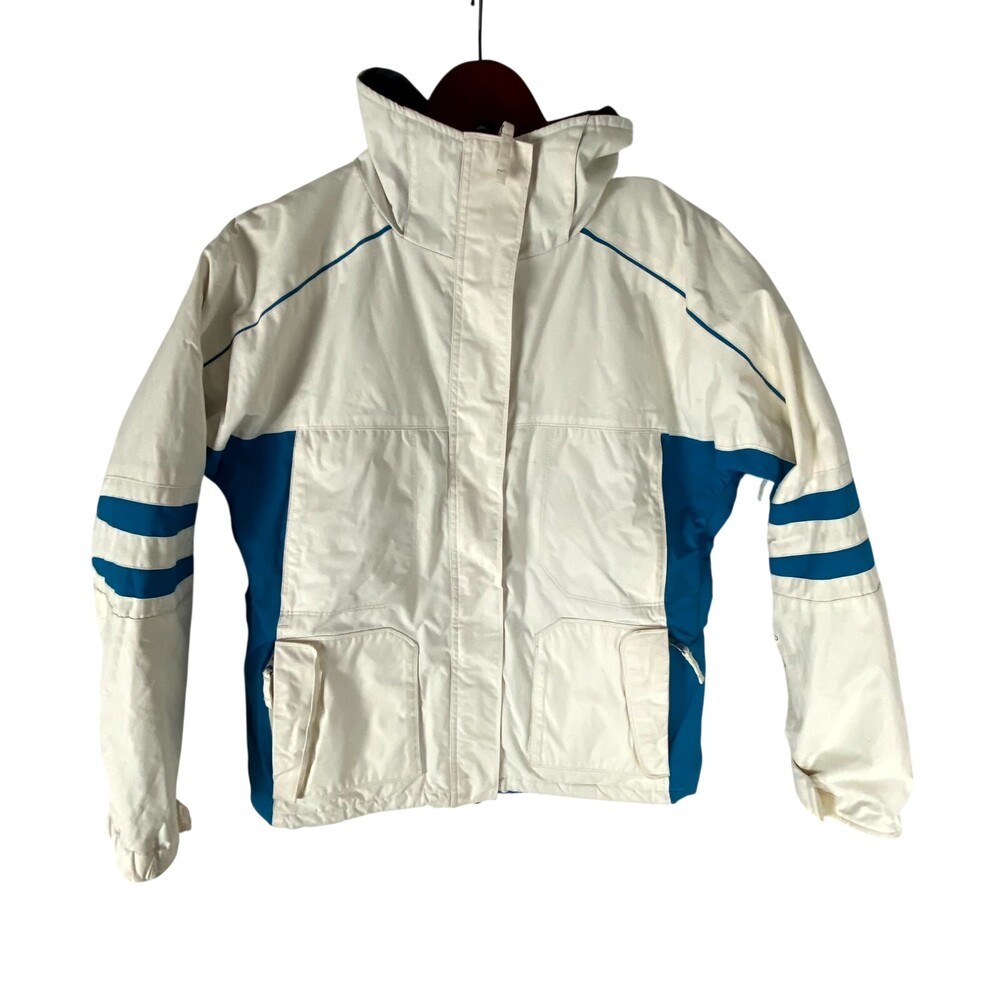 Body Glove Ski Jacket Womens Size S White Snowboarding Waterproof Mock Full Zip